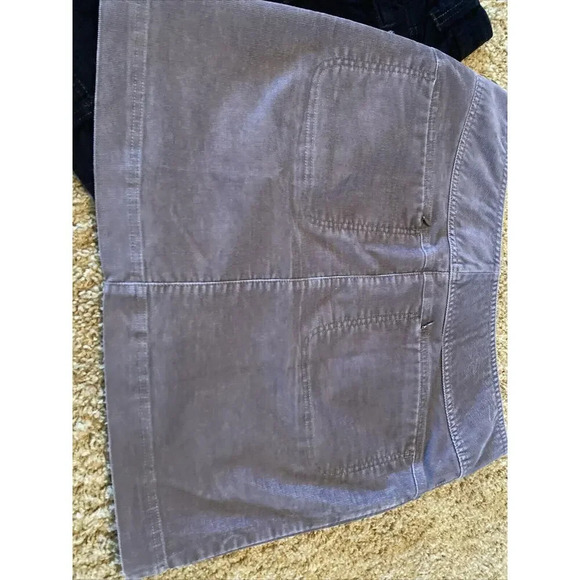 Athleta Womens Black Purple Athletic Corduroy Skirt Size Large Lot Of Two - Picture 6 of 10